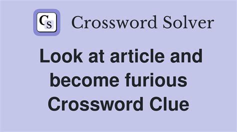 furious crossword puzzle clue|furious crossword clue answer.